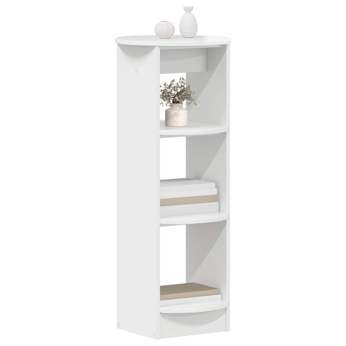 Dulap lateral Alb Lucios 40 x 40 x 100 cm Lemn prelucrat - WALTI WALTI