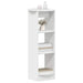 Dulap lateral Alb Lucios 40 x 40 x 100 cm Lemn prelucrat - WALTI WALTI