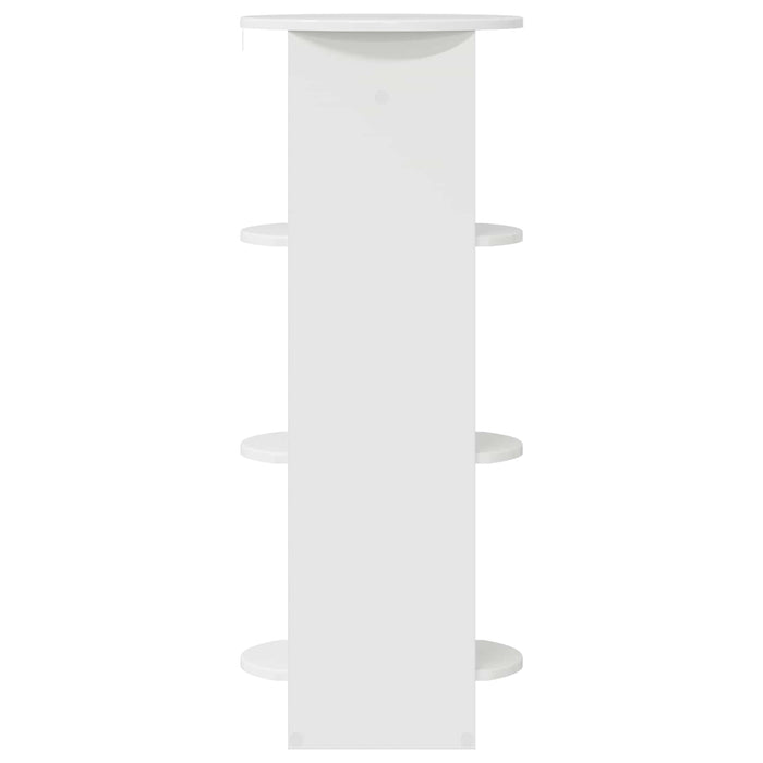 Dulap lateral Alb Lucios 40 x 40 x 100 cm Lemn prelucrat - WALTI WALTI