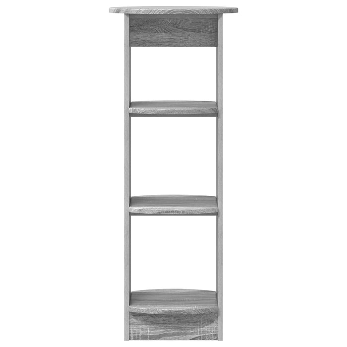 Dulap lateral Sonoma gri 40 x 40 x 100 cm Lemn prelucrat - WALTI WALTI
