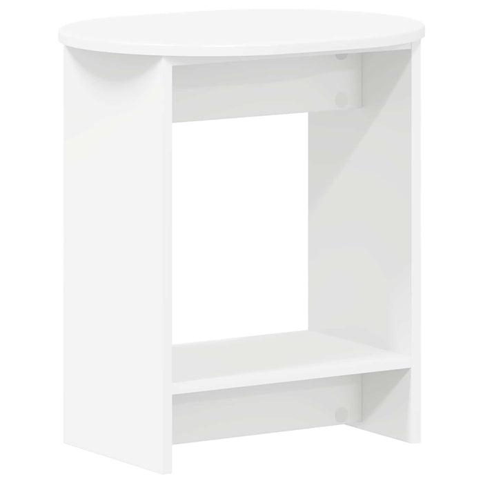 Masă laterală Alb 50 x 39,5 x 55 cm Lemn prelucrat - WALTI WALTI