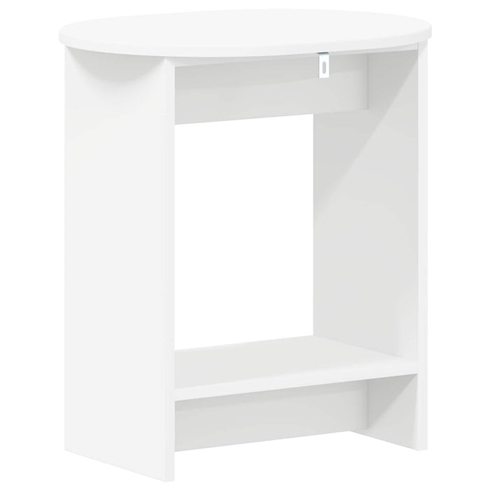 Masă laterală Alb 50 x 39,5 x 55 cm Lemn prelucrat - WALTI WALTI