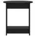 Masă laterală Negru 50 x 39,5 x 55 cm Lemn prelucrat - WALTI WALTI