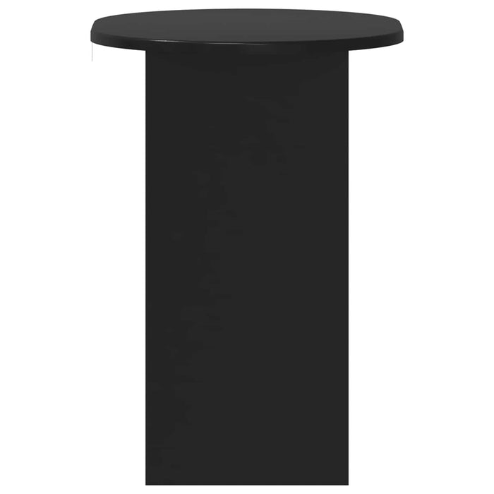 Masă laterală Negru 50 x 39,5 x 55 cm Lemn prelucrat - WALTI WALTI