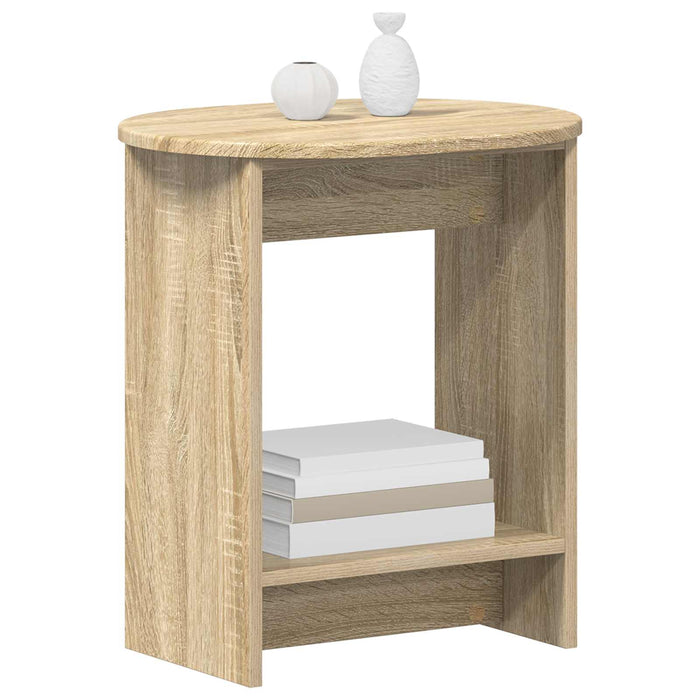 Masă laterală Stejar Sonoma 50 x 39,5 x 55 cm Lemn prelucrat - WALTI WALTI
