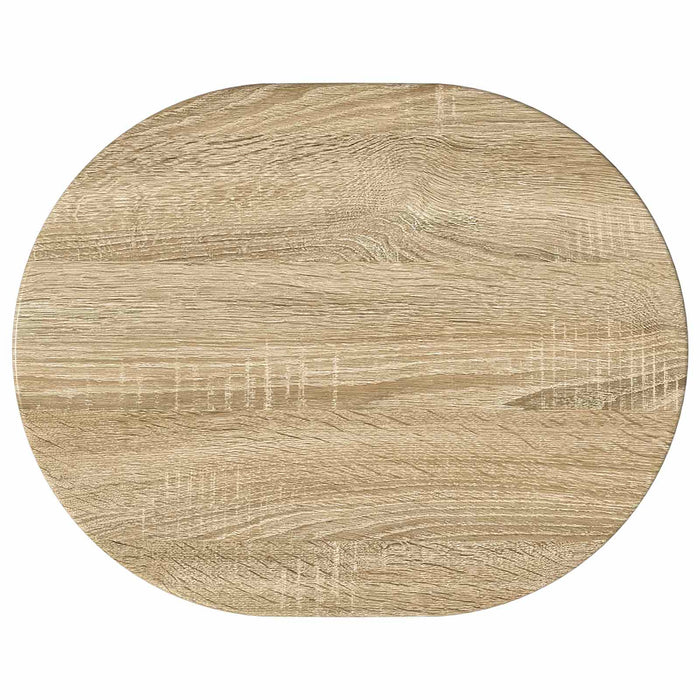 Masă laterală Stejar Sonoma 50 x 39,5 x 55 cm Lemn prelucrat - WALTI WALTI