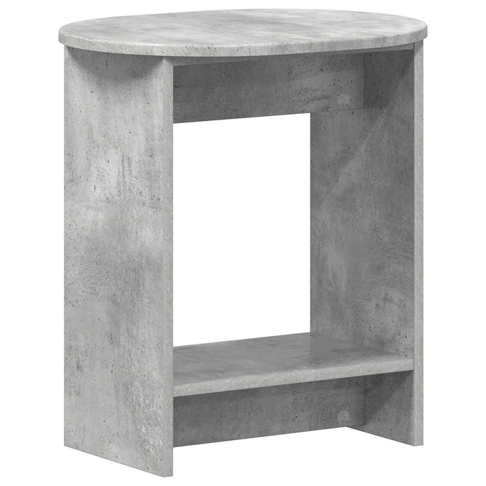 Masă laterală Gri Beton 50 x 39,5 x 55 cm Lemn prelucrat - WALTI WALTI