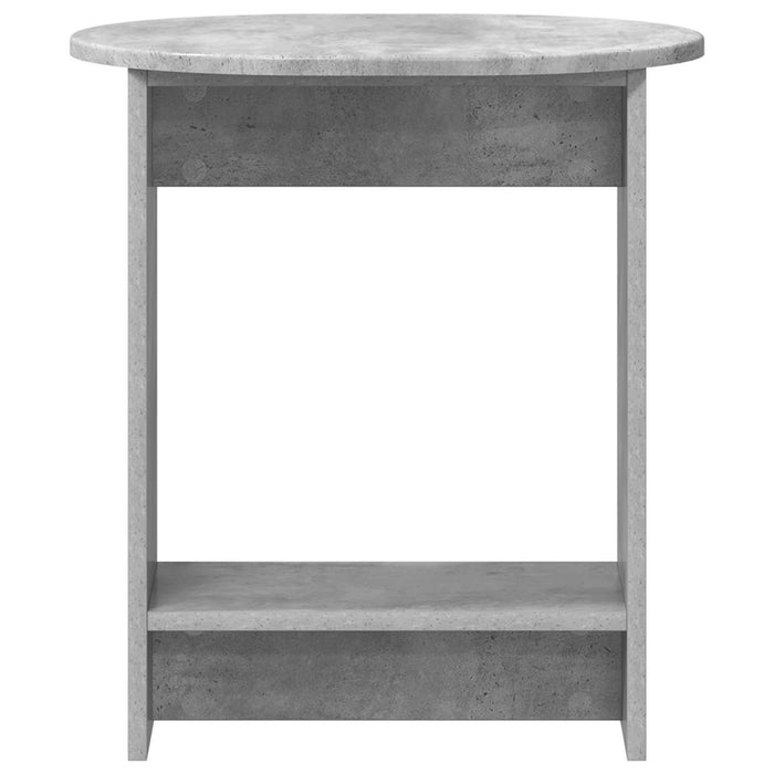 Masă laterală Gri Beton 50 x 39,5 x 55 cm Lemn prelucrat - WALTI WALTI
