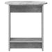 Masă laterală Gri Beton 50 x 39,5 x 55 cm Lemn prelucrat - WALTI WALTI