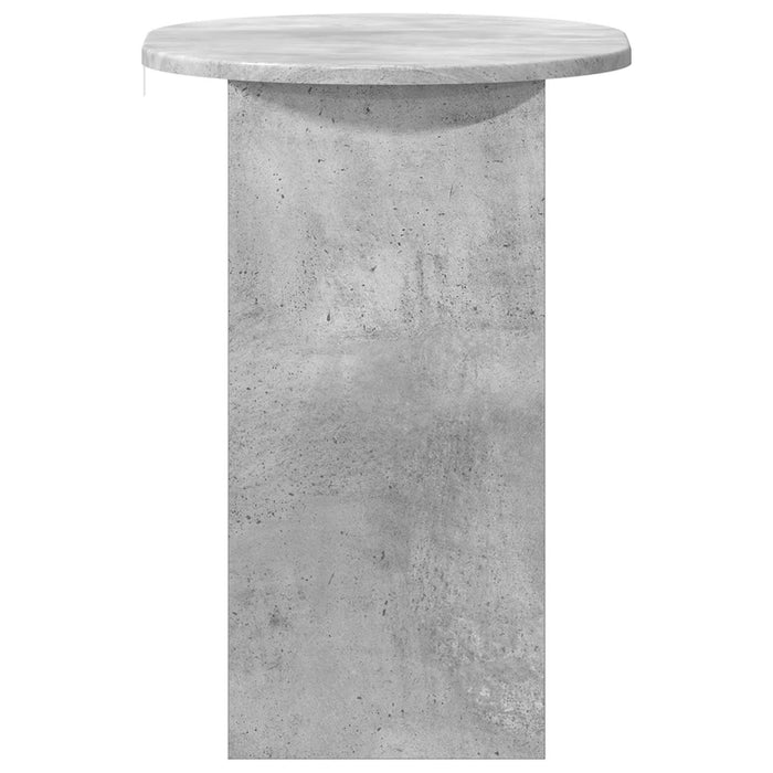 Masă laterală Gri Beton 50 x 39,5 x 55 cm Lemn prelucrat - WALTI WALTI