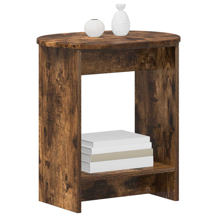 Masă laterală Stejar fumuriu 50 x 39,5 x 55 cm Lemn prelucrat - WALTI WALTI