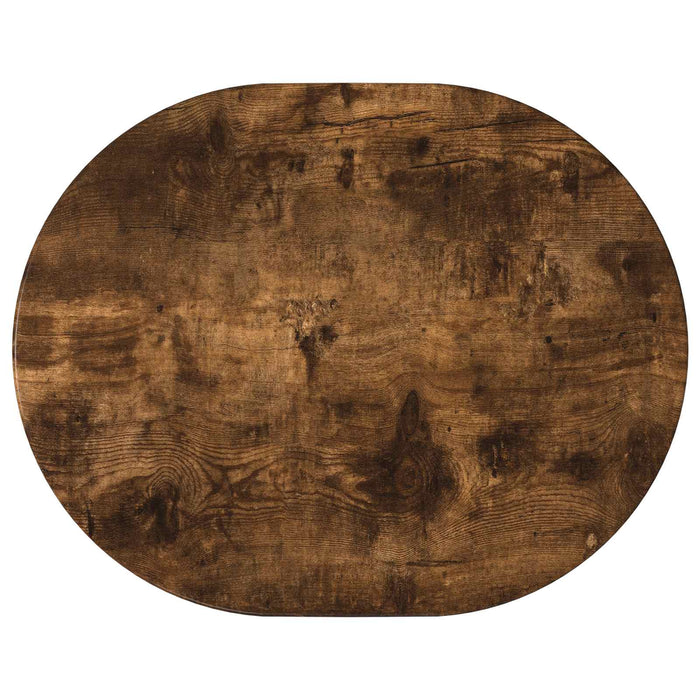 Masă laterală Stejar fumuriu 50 x 39,5 x 55 cm Lemn prelucrat - WALTI WALTI