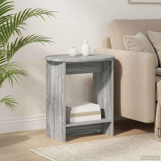 Masă laterală Sonoma gri 50 x 39,5 x 55 cm Lemn prelucrat - WALTI WALTI