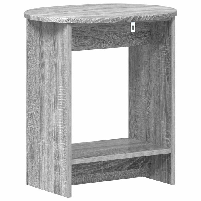 Masă laterală Sonoma gri 50 x 39,5 x 55 cm Lemn prelucrat - WALTI WALTI