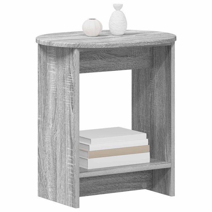 Masă laterală Sonoma gri 50 x 39,5 x 55 cm Lemn prelucrat - WALTI WALTI