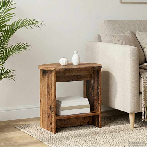 Masă laterală Lemn vechi 50 x 39,5 x 55 cm Lemn prelucrat - WALTI WALTI