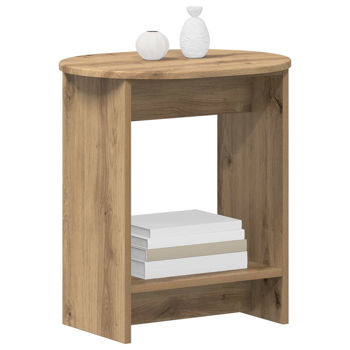 Masă laterală Stejar Artizanal 50 x 39,5 x 55 cm Lemn prelucrat - WALTI WALTI