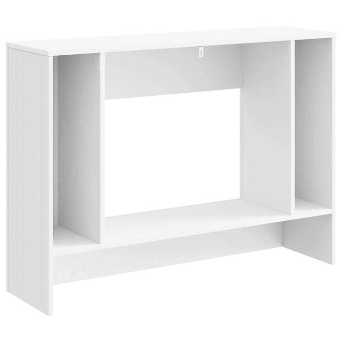 Masă de consolă Dungi Alb 101 x 29 x 74 cm Lemn prelucrat - WALTI WALTI