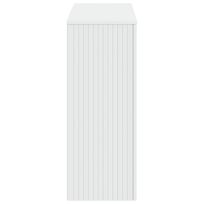 Masă de consolă Dungi Alb 101 x 29 x 74 cm Lemn prelucrat - WALTI WALTI