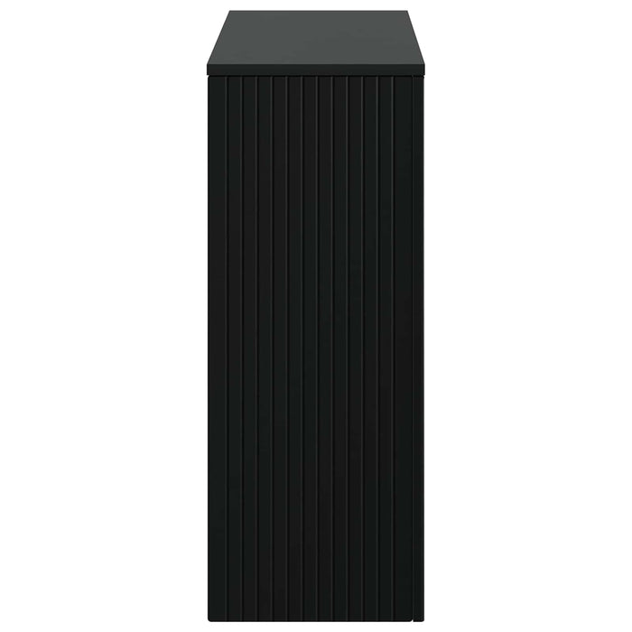 Masă de consolă Dungi Negru 101 x 29 x 74 cm Lemn prelucrat - WALTI WALTI