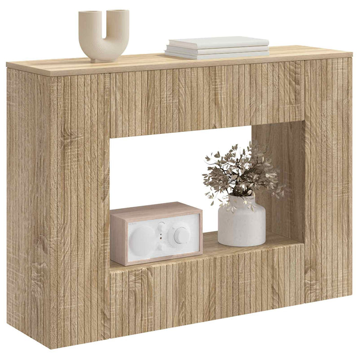 Masă de consolă Stejar Sonoma 101 x 29 x 74 cm Lemn prelucrat - WALTI WALTI