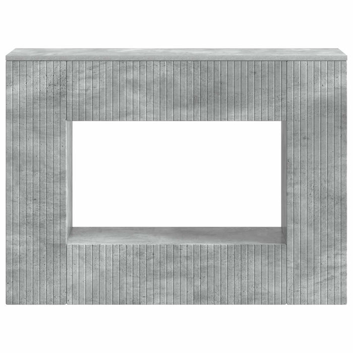 Masă de consolă Dungi Gri Beton 101 x 29 x 74 cm Lemn prelucrat - WALTI WALTI