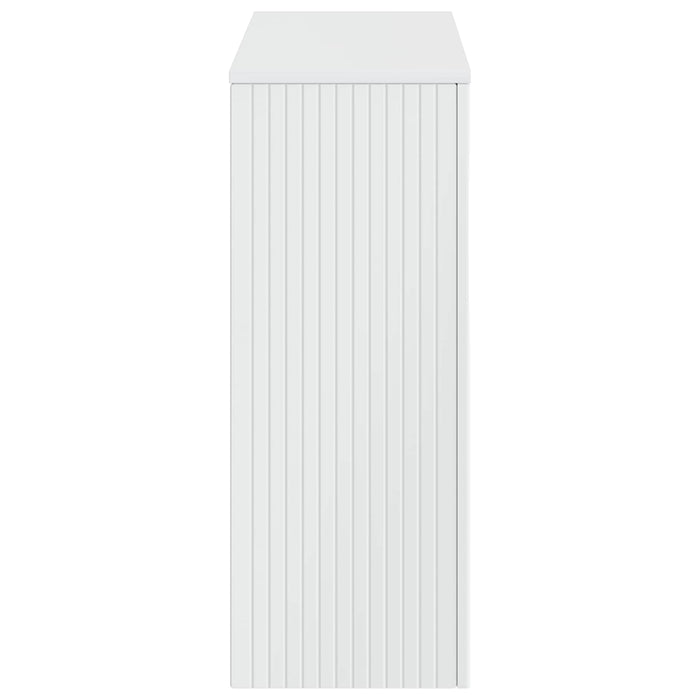 Masă de consolă Alb Lucios 101 x 29 x 74 cm Lemn prelucrat - WALTI WALTI