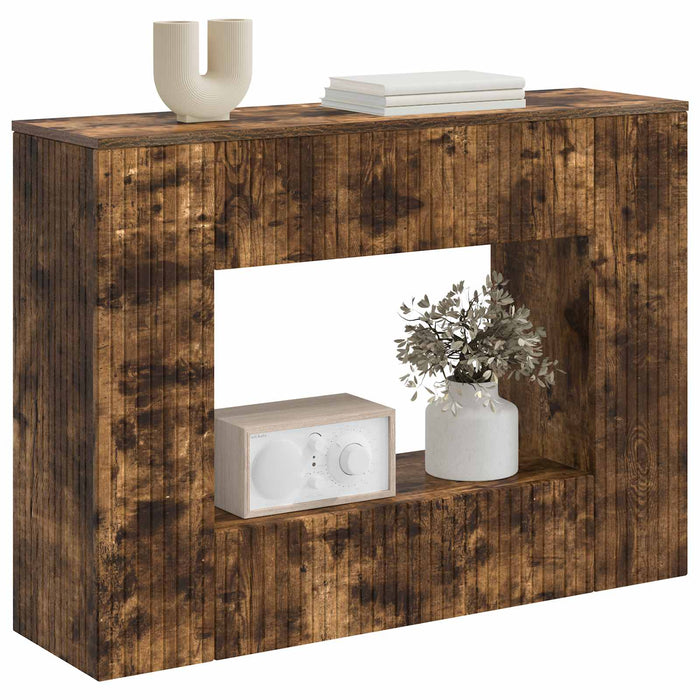 Masă de consolă Stejar Afumat 101 x 29 x 74 cm Lemn prelucrat - WALTI WALTI