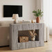 Masă de consolă Sonoma gri 101 x 29 x 74 cm Lemn prelucrat - WALTI WALTI