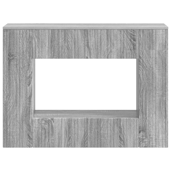 Masă de consolă Sonoma gri 101 x 29 x 74 cm Lemn prelucrat - WALTI WALTI