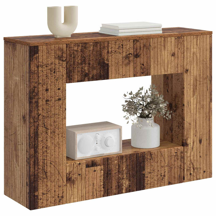 Masă de consolă Lemn vechi 101 x 29 x 74 cm Lemn prelucrat - WALTI WALTI