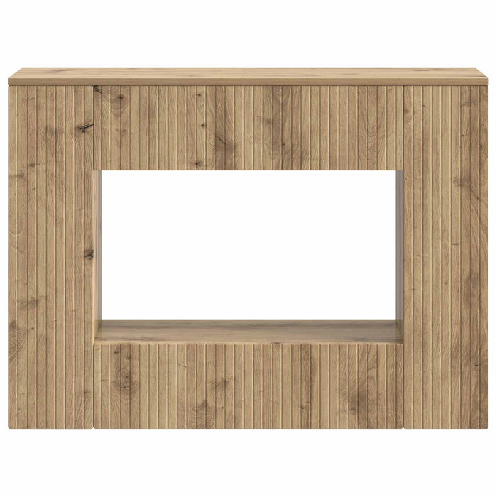 Masă de consolă Dungi Stejar Artizanal 101 x 29 x 74 cm - WALTI WALTI