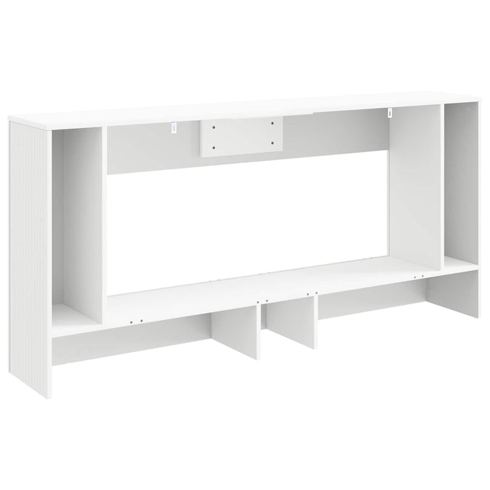 Masă de consolă Dungi Alb 155 x 29 x 74 cm Lemn prelucrat - WALTI WALTI