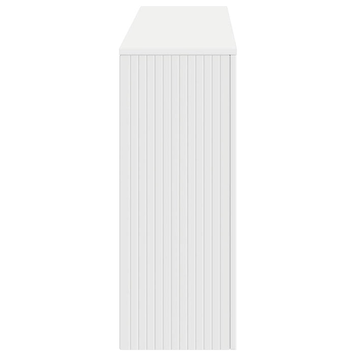Masă de consolă Dungi Alb 155 x 29 x 74 cm Lemn prelucrat - WALTI WALTI