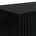 Masă de consolă Dungi Negru 155 x 29 x 74 cm Lemn prelucrat - WALTI WALTI