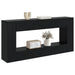 Masă de consolă Dungi Negru 155 x 29 x 74 cm Lemn prelucrat - WALTI WALTI