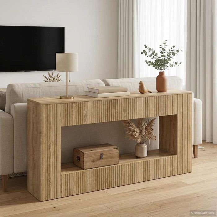Masă de consolă Stejar Sonoma 155 x 29 x 74 cm Lemn prelucrat - WALTI WALTI