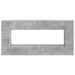 Masă de consolă Dungi Gri Beton 155 x 29 x 74 cm Lemn prelucrat - WALTI WALTI