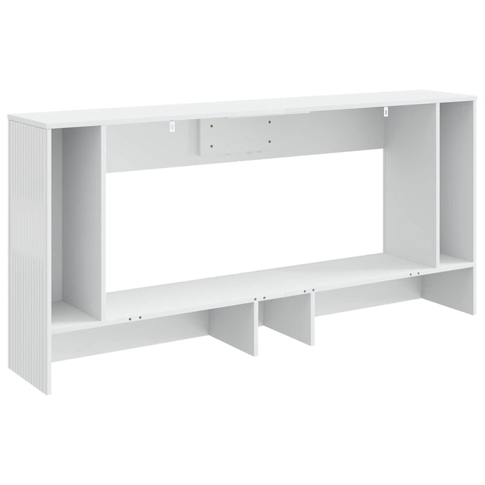 Masă de consolă Alb Lucios 155 x 29 x 74 cm Lemn prelucrat - WALTI WALTI