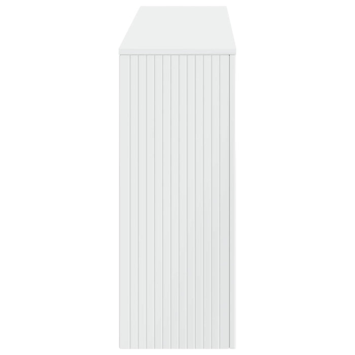 Masă de consolă Alb Lucios 155 x 29 x 74 cm Lemn prelucrat - WALTI WALTI
