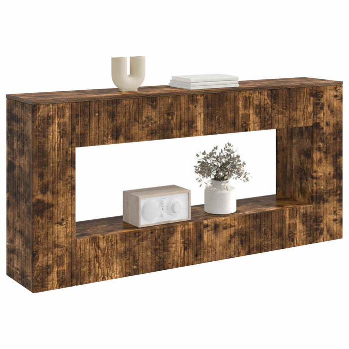 Masă de consolă Stejar Afumat 155 x 29 x 74 cm Lemn prelucrat - WALTI WALTI