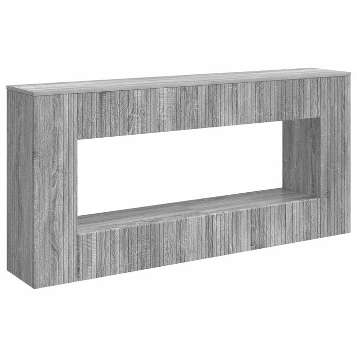 Masă de consolă Sonoma gri 155 x 29 x 74 cm Lemn prelucrat - WALTI WALTI