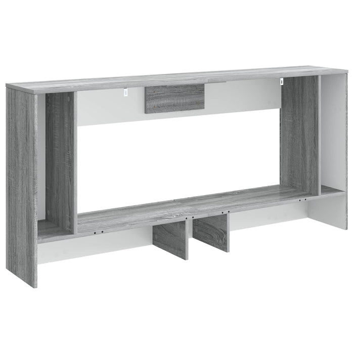 Masă de consolă Sonoma gri 155 x 29 x 74 cm Lemn prelucrat - WALTI WALTI