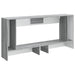 Masă de consolă Sonoma gri 155 x 29 x 74 cm Lemn prelucrat - WALTI WALTI