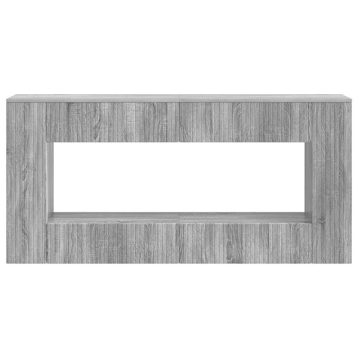 Masă de consolă Sonoma gri 155 x 29 x 74 cm Lemn prelucrat - WALTI WALTI