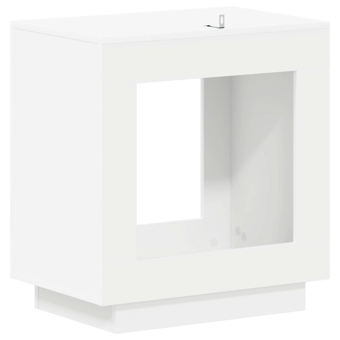 Masă laterală Alb 60 x 40 x 65 cm Lemn prelucrat - WALTI WALTI