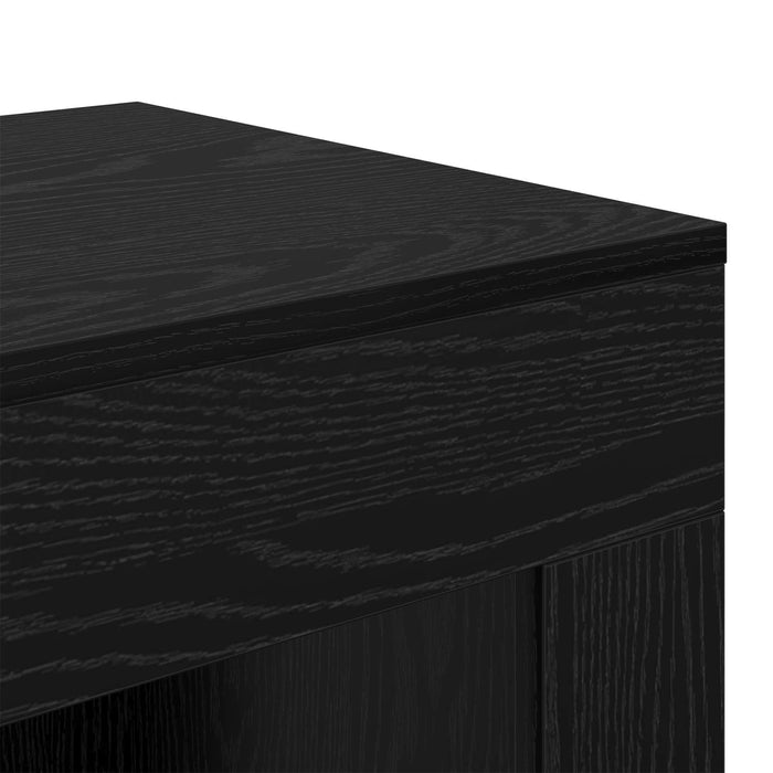 Masă laterală Stejar Negru 60 x 40 x 65 cm Lemn prelucrat - WALTI WALTI