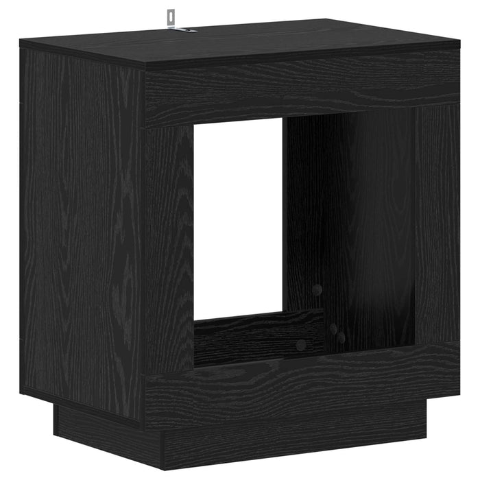 Masă laterală Stejar Negru 60 x 40 x 65 cm Lemn prelucrat - WALTI WALTI