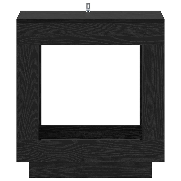 Masă laterală Stejar Negru 60 x 40 x 65 cm Lemn prelucrat - WALTI WALTI