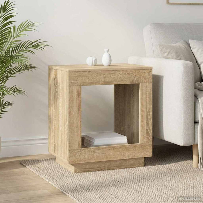 Masă laterală Stejar Sonoma 60 x 40 x 65 cm Lemn prelucrat - WALTI WALTI